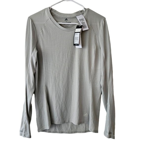 NWT Adidas Energy Running Workout Climacool T-shirt Supernova Fitted Sage Size M - Picture 1 of 4